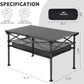 Naturehike Simple Star H01 Foldable Table 120x70x73 - Black