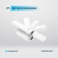 Powerology Vacuum Blower Inflator Handheld All-In-One Device - White