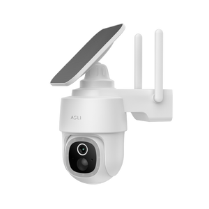 سلسلة Asli Global EcoView - كاميرا أمان ذكية تعمل بالطاقة الشمسية بدقة 4 ميجابكسل مع واي فاي