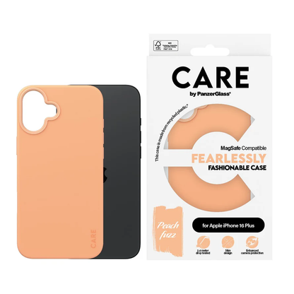 CARE by  PanzerGlass Case Flagship Peachy MagSafe iPhone 16 6.7" Plus