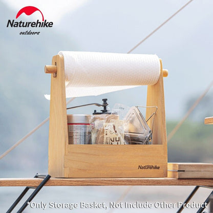 Naturehike Outdoor Storage Basket - Wood