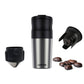 LePresso Portable Mug Burr Grinder Coffee Maker - Black