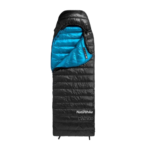 Naturehike CW400 mummy goose down sleeping Bag (Large) - Black