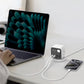 مكعب الطاقة Momax 1-Charge Work Flow ذو 3 منافذ مع USB (أبيض)