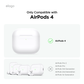 Elago AirPods 4 Clear Hang case - Transparent