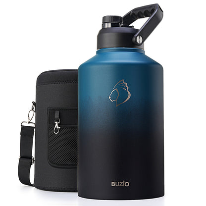 Buzio Rock Series Insulated 1.5 Gallon Jug with Spout Lid and Sleeve 5.8L - Indigo Crush