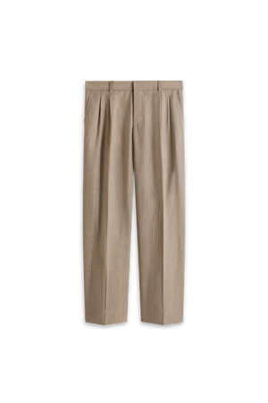 Drole de Monsieur Le Pantalon Golfeur Rayé, Beige