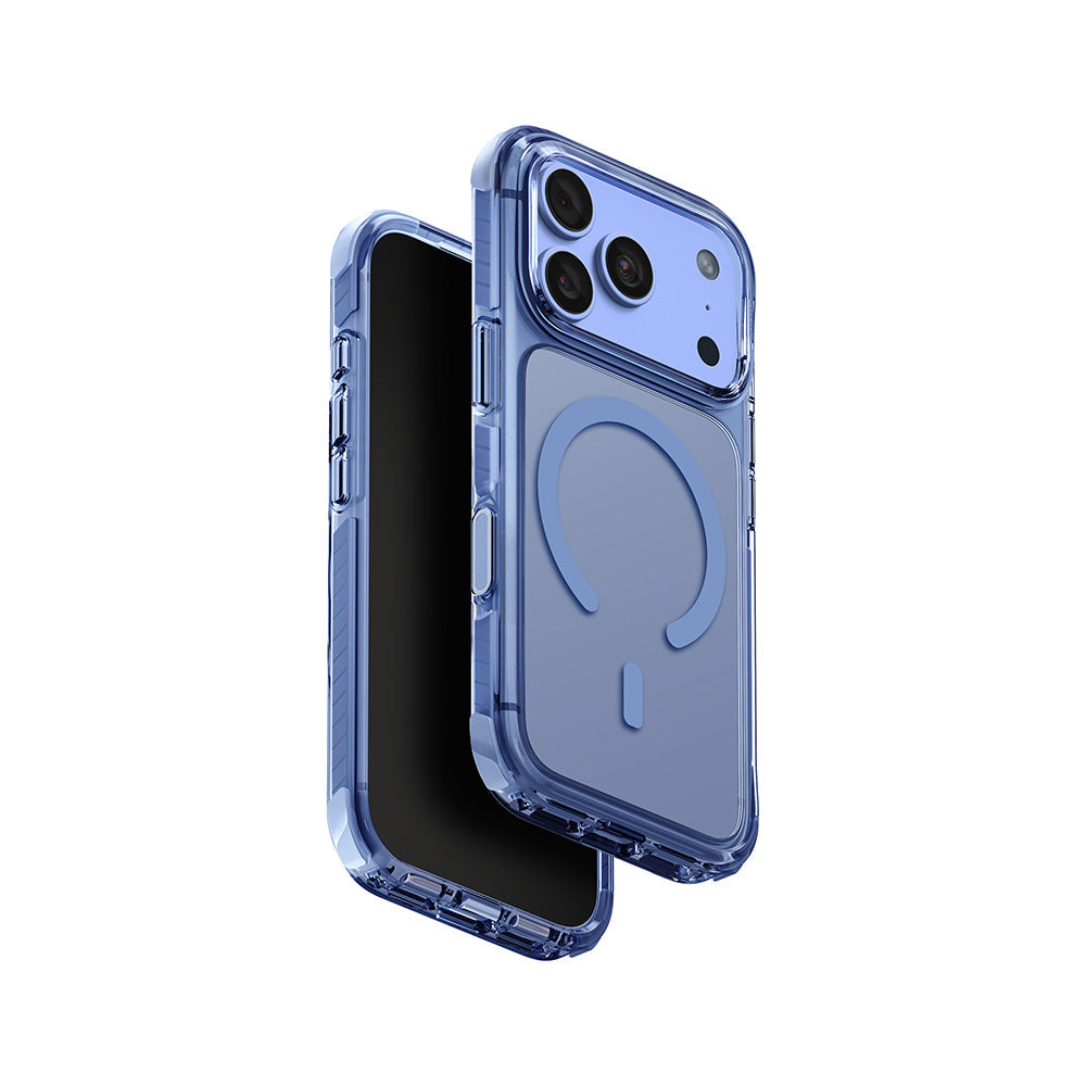 UNIQ HYBRID IPHONE 18 PRO 6.3 MAGCLICK CHARGING COMBAT - أزرق قطبي