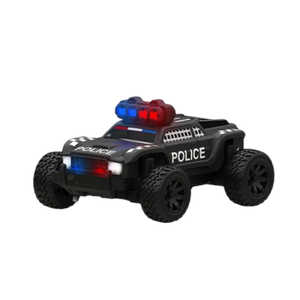 Turbo Racing C82 RTR 1/76 2.4G Mini RC Car Police Off-Road Truck