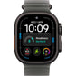 Apple Watch Ultra 4 GPS + Cellular 49mm Black Titanium Case with Translucent Black Ocean Band