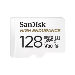 SanDisk High Endurance Micro SDXC, 128GB + SD Adapter
