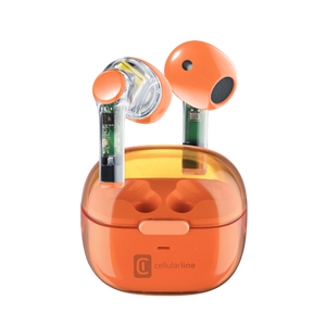 Cellularline FINE Bluetooth Earphones - Orange