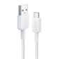 كابل Anker 322 USB-A إلى USB-C مضفر (0.9 متر/3 قدم) - أبيض