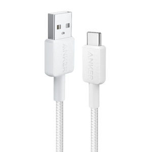 Anker 322 USB-A to USB-C Cable Braided (1.8m/6ft) -White