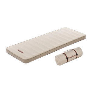 Naturehike Yugu C12 Comfort Automatic Inflatable Cushion With Inner Inflatable Pump - Beige Single (200*76*12)