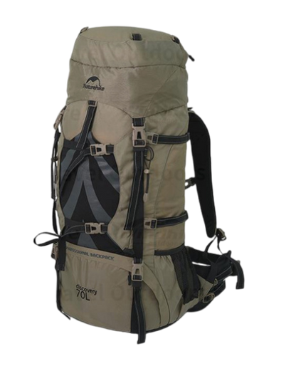 Naturehike 70L Backpacks - Brown