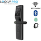 Lockly Secure Lux Mortise Edition - Matte Black