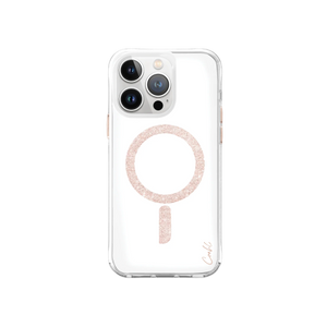 Uniq Coehl Iphone 15 Pro 6.1  Magnetic Charging Glace - Rose Gold (Rose Gold)