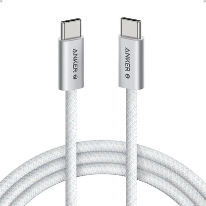 Anker Zolo USB-C to USB-C Cable 240W Braided (1.8m/6ft) -White