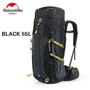 Naturehike Naturehike 55L Hiking backpack - Black