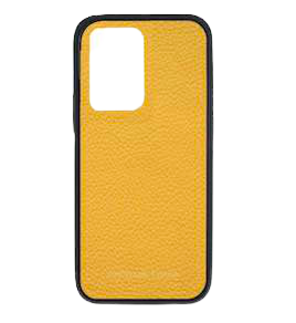Michael Louis Pebbled Leather Case Galaxy S20 Plus-Yellow
