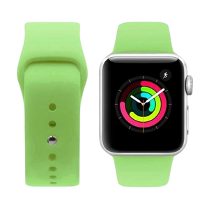 Porodo Silicone Watch Band For Apple Watch 44mm / 42mm Yellow Green