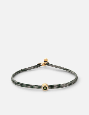 Opus Chalcedony Metric 2.5Mm Rope Bracelet, Gold Vermeil