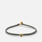 Opus Chalcedony Metric 2.5Mm Rope Bracelet, Gold Vermeil