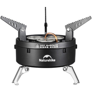 Naturehike (Dark Star) Three Burners Gas Stove - Black