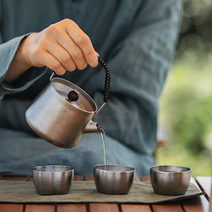 Naturehike Wild wind titanium tea set - Titanium