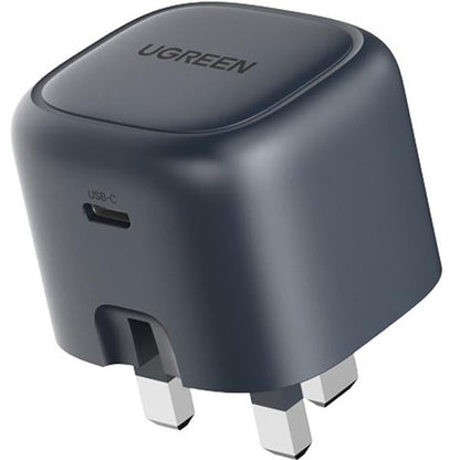 UGREEN Nexode 30W USB-C PD GaN Fast Charger UK folding foot CD305 - Black