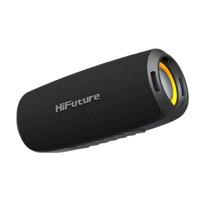 مكبر صوت HiFuture Gravity مقاوم للماء بتقنية البلوتوث -أسود