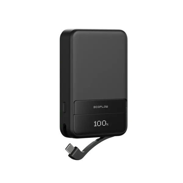 EcoFlow RAPID Mag Qi2 (10000mAh) Magnetic Power Bank - Black