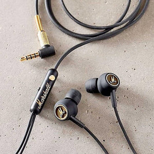 Marshall Mode EQ Earphones Black and Brass