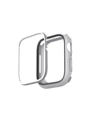 Uniq Moduo Apple Watch Case With Interchangeable Pc Bezel 41/40mm - Chalk (Chalk/stone Grey)