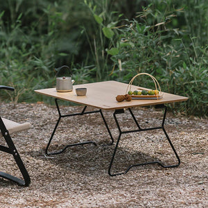 Naturehike small Outdoor bamboo table (TH) - bamboo