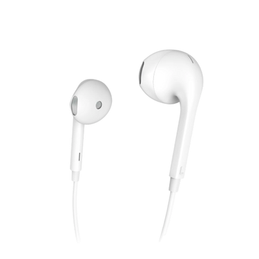 Hama 184156 Glow Headphones Earbuds Microphone Lightning White