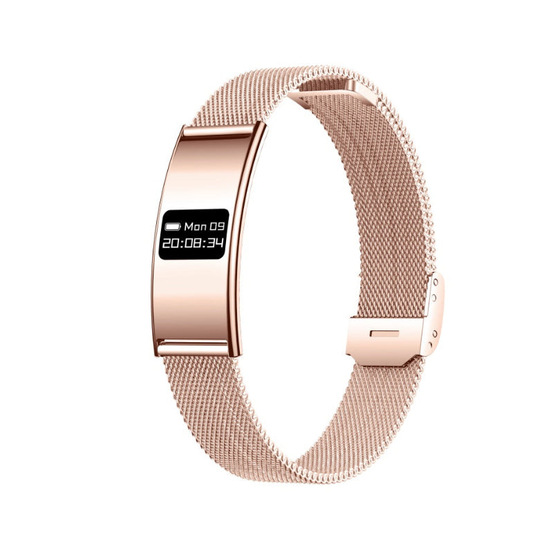Porodo Trackfit Plus Smart Bracelet Fitness Tracker With Display App – Gold (PDB8GD)