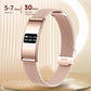Porodo Trackfit Plus Smart Bracelet Fitness Tracker With Display App – Gold (PDB8GD)