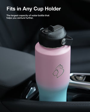 Buzio Trophy Series Water Bottle for Car 1L - Bubble Gum