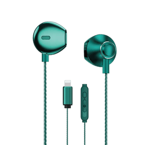 WEKOME YB08 Blackin Series - HiFi Lightning Wired Headphones - Dark Green