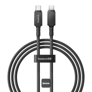 Baseus Unbreakable Series 100W PD Fast Charging Data Cable Type-C to Type-C 1M - Black