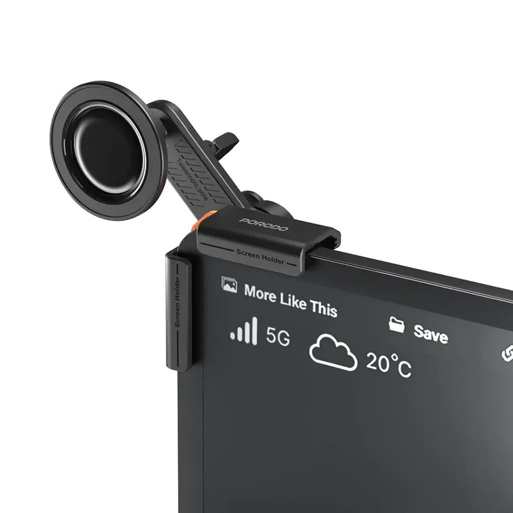 Porodo Clavomag 360° Adjustable Car  Mount-Black