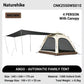 Naturehike Ango Automatic 4 people with canopy Tent 240x240x175 - Oka Brown