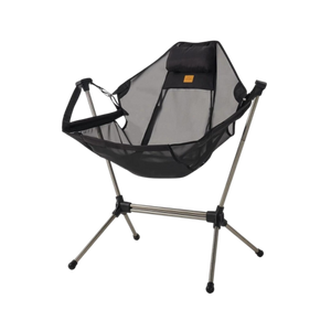 Naturehike YL11 Outdoor Folding Rocking Chair - Black mesh