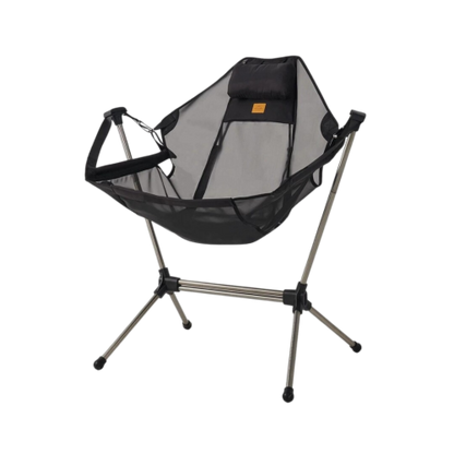 Naturehike YL11 Outdoor Folding Rocking Chair - Black mesh