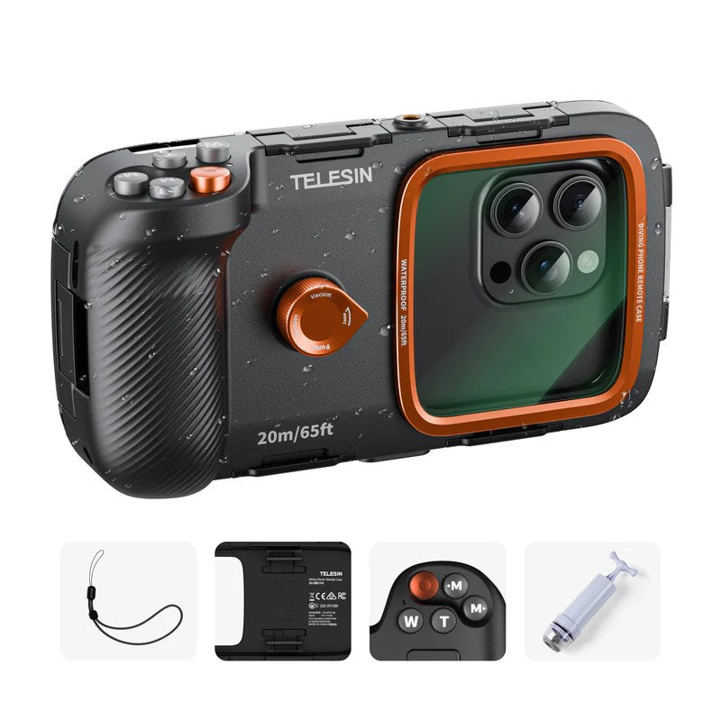 Telesin Diving Phone Case with Remote Control
