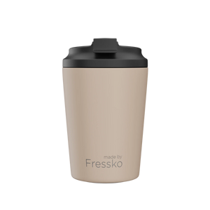FRESSKO Bino 227ml / 8oz Cup, Stainless Steel - Oat