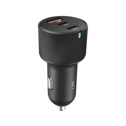 LZEL PulseCharge Max 3-Port Fast Car Charger PD & QC3.0 – Black