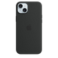 Apple iPhone 15 Plus Silicone Case with MagSafe - Black